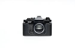 TP Original Halbkameratasche aus echtem Leder, handgefertigt, für Canon EF-Filmkamera, Schwarz von TP Original