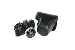 TP Original Kameratasche aus echtem Leder, handgefertigt, für Nikon FM2, Schwarz von TP Original