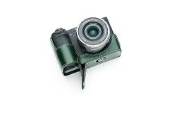 TP Original Kameratasche für Sony A6700, handgefertigt, echtes Leder, Grün von TP Original