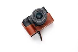 TP Original Kameratasche für Sony A7C II A7CR A7C Mark ii A7C2, handgefertigt, echtes Leder, raue Farbe von TP Original