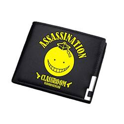 TPS Assassination Classroom Herren kurze Geldbörse Cartoon Frauen Lange Geldbörse PU Leder Geldbörse Anime Ausweishalter Geldtasche, 7, Short, Amine von TPS