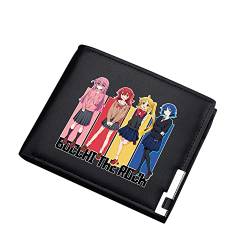 BOCCHI THE ROCK Pu Leder Kurze Brieftaschen Cartoon ID Karten Halter Anime Kurze Geldbörse Unisex Geld Taschen, Stil 8, Kurze Schlauch von TPSTBAY