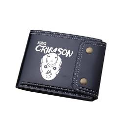 TPSTBAY Anime Kurze Brieftaschen Cartoon ID Kartenhalter Öl Wachs Pu Leder Münzen Geldbörsen Männer Schwarz Geld Kupplung Taschen, Schwarz, big, Stil 8 von TPSTBAY