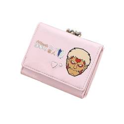 TPSTBAY Anime Kurze Brieftaschen Kawaii ID Kartenhalter Pu Leder Münzen Geldbörse Frauen Rosa Ändern Taschen Cartoon Kupplung, Pink, small, Stil 10 von TPSTBAY