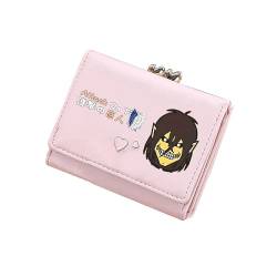 TPSTBAY Anime Kurze Brieftaschen Kawaii ID Kartenhalter Pu Leder Münzen Geldbörse Frauen Rosa Ändern Taschen Cartoon Kupplung, Pink, small, Stil 9 von TPSTBAY