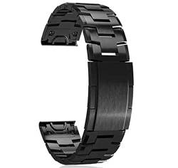 TPUOTI Smartwatch QuickFit 26 22 mm Uhrenarmband für Garmin Fenix 7 7X 5 5X Plus 6 6X Pro Tactix 7/D2 Easyfit Armband aus Titanlegierung, 22mm Fenix 5 5Plus, Achat von TPUOTI