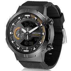 Herren Digitale Sportuhr Uhren Wasserdichte Militär Elektronische Armbanduhr Dual Display Uhren mit Alarm LED Hintergrundbeleuchtung Stoppuhr Geschwindigkeitsmessung zum Laufen Wandern Schwimmen (A) von TPWEWRX