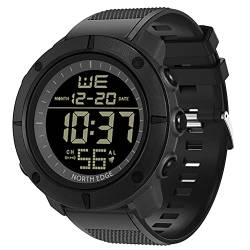 TPWEWRX Digitale Sportuhr für Herren 50M Wasserdicht Taktische Uhr Militäruhren militärische elektronische Armbanduhr mit LED Hintergrundbeleuchtung Uhren für Herren von TPWEWRX