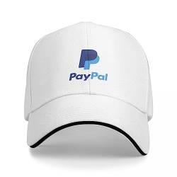 TQASER Basecap PayPal Logo Cap Baseballmütze Trucker Mütze Sonnencreme Golfmütze Damen Herren Geschenk von TQASER