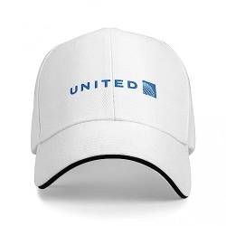 TQASER Basecap United Airlines Cap Baseball Cap Streetwear Hüte für Frauen Winter Herren Geschenk von TQASER