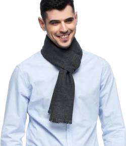 TRABIG Winterschal Weiches Warmes Kaschmir, Winter Schal Herren Langer Herrenschal Karierter, Strick Männerschal Classic und Elegant Plaid Männer von TRABIG