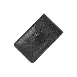 TREGOO Portemonnaie Herren Mode Männer Taille Tasche Zero Brieftasche Handy Mini Bag Münze Geldbörsen Gepäck und Taschen (Color : Black) von TREGOO