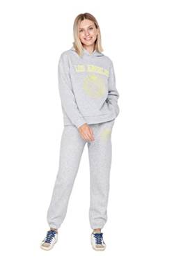 TRENDYOL Damen Trendyol Herren Hoher Bund Jogginghose Sweatpants, Grau, M EU von TRENDYOL