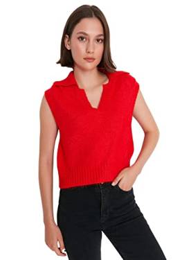TRENDYOL Damen Twoaw23sv00147/Kırmızı Sweater, Rot, L EU von TRENDYOL