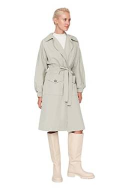 TRENDYOL Trenchcoat - Dunkelblau - Zweireihig von TRENDYOL