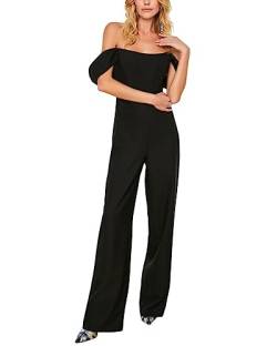 Trendyol Damen Einfarbig Gewebter Jumpsuit Overalls, Schwarz, 38 von TRENDYOL