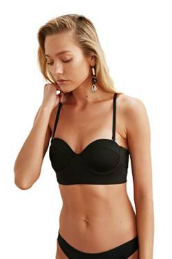 Trendyol Damen Fach Balenic Bikini-top Bikini Top, Schwarz, 38 EU von TRENDYOL