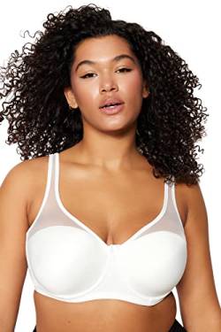 Trendyol Damen Women Balcony Bra Balconette Knit Plus Size BH, Ecru, 95 von TRENDYOL