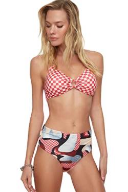 Trendyol Damen Women Waist Normal Trotter Bikini Bottom Baby Badebekleidung, Sehr bunt, 44 DE von TRENDYOL