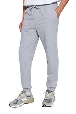 Trendyol Men's Herren Basic Mittlerer Bund Regular Jogginghose Sweatpants, Gray, X-Small von TRENDYOL