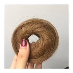 clip im haarteil 1/2PCS Band Pferdeschwanz Scrunchy Haarteil for Frauen Echthaar Dutt Chignon Unordentliche Dutt Haarteile Donut Chignon mit elastischem Gummi haarknoten-clip (Size : 2 Piece, Color von TRENT-693