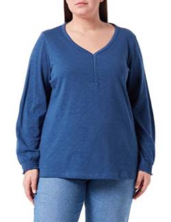 TRIANGLE Damen Shirt langarm, Blau, 50 EU von TRIANGLE