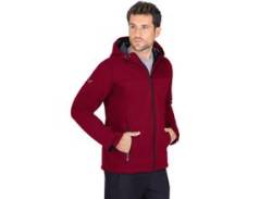 Softshelljacke TRIGEMA "TRIGEMA Klassische Softshell–Kapuzenjacke" Gr. XXL, rot (rubin) Herren Jacken Outdoorjacken von TRIGEMA