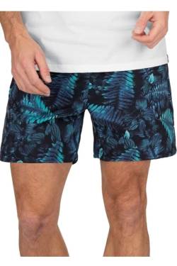 TRIGEMA Comfort Fit Badehose saphir, bedruckt von TRIGEMA