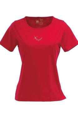 TRIGEMA Comfort Fit Damen T-Shirt kirsch, Einfarbig von TRIGEMA