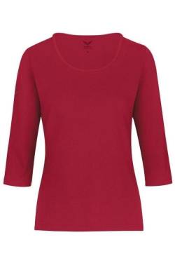 TRIGEMA Comfort Fit Damen T-Shirt rubin, Einfarbig von TRIGEMA