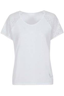 TRIGEMA Comfort Fit Damen T-Shirt weiss, Einfarbig von TRIGEMA