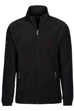 TRIGEMA Comfort Fit Fleecejacke schwarz, Einfarbig von TRIGEMA