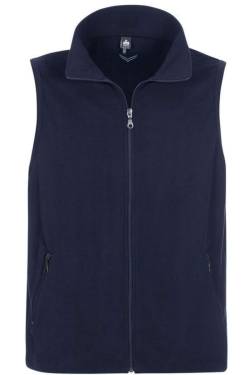 TRIGEMA Comfort Fit Fleeceweste navy, Einfarbig von TRIGEMA