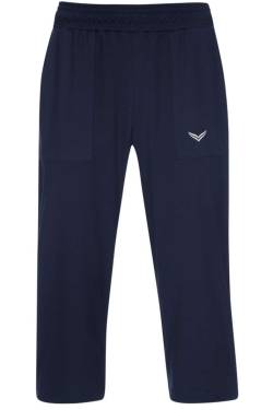 TRIGEMA Comfort Fit Freizeithose navy, Einfarbig von TRIGEMA