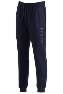 TRIGEMA Comfort Fit Freizeithose navy, bedruckt von TRIGEMA