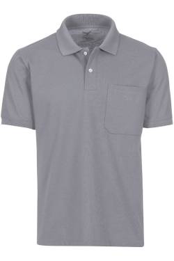 TRIGEMA Comfort Fit Poloshirt Kurzarm grau von TRIGEMA