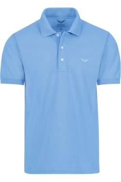 TRIGEMA Comfort Fit Poloshirt Kurzarm hellblau von TRIGEMA