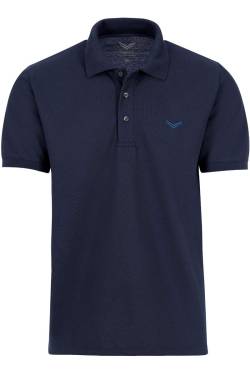 TRIGEMA Comfort Fit Poloshirt Kurzarm navy von TRIGEMA