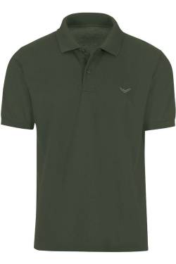 TRIGEMA Comfort Fit Poloshirt Kurzarm oliv von TRIGEMA