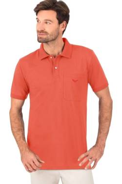 TRIGEMA Comfort Fit Poloshirt Kurzarm peach von TRIGEMA