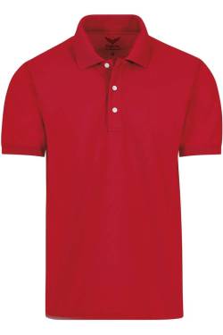 TRIGEMA Comfort Fit Poloshirt Kurzarm rot von TRIGEMA