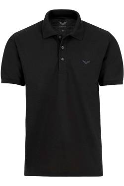 TRIGEMA Comfort Fit Poloshirt Kurzarm schwarz von TRIGEMA