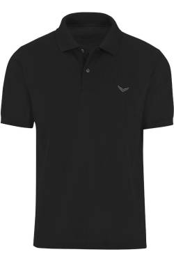 TRIGEMA Comfort Fit Poloshirt Kurzarm schwarz von TRIGEMA