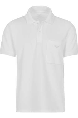 TRIGEMA Comfort Fit Poloshirt Kurzarm weiss von TRIGEMA