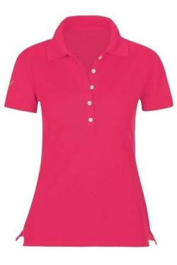 TRIGEMA Slim Fit Damen Poloshirt koralle, Einfarbig von TRIGEMA