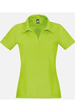 TRIGEMA Slim Fit Damen Poloshirt lemon, Einfarbig von TRIGEMA