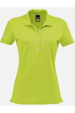 TRIGEMA Slim Fit Damen Poloshirt lemon, Einfarbig von TRIGEMA