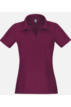 TRIGEMA Slim Fit Damen Poloshirt violett, Einfarbig von TRIGEMA