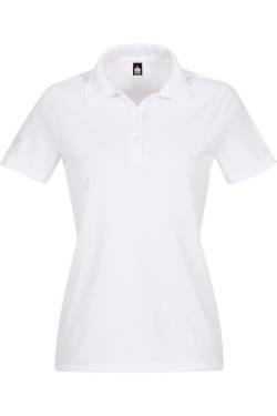 TRIGEMA Slim Fit Damen Poloshirt weiss, Einfarbig von TRIGEMA