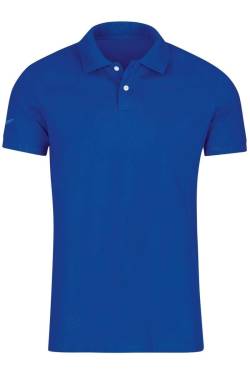 TRIGEMA Slim Fit Poloshirt Kurzarm royal von TRIGEMA